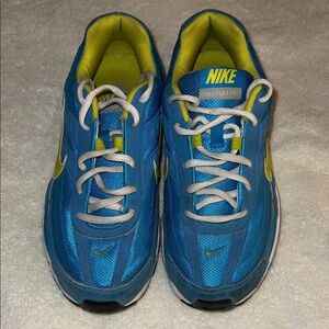 Nike ladies Vibrant Blue and Yellow Sneakers